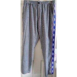 Gaelle Paris Mens Houndstooth Stretch Dress Casual Pants Size 50 Italy / 34 US